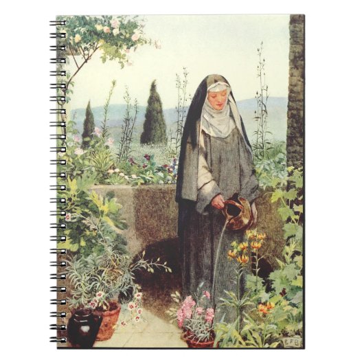 Sint Clara van Assisi: patrones van de televisie Notitieboek (Voorkant)