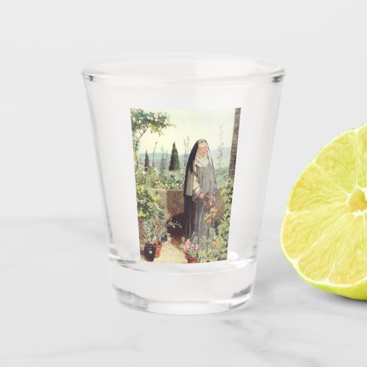 Sint Clara van Assisi: patrones van de televisie Shot Glas (Voorkant)