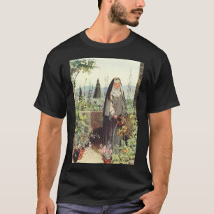 Sint Clara van Assisi: patrones van de televisie T-shirt