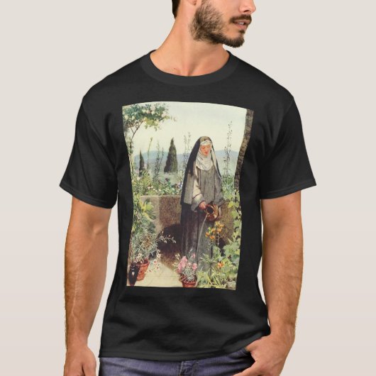 Sint Clara van Assisi: patrones van de televisie T-shirt (Voorkant)