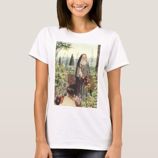 Sint Clara van Assisi: patrones van de televisie T-shirt (Voorkant)