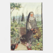 Sint Clara van Assisi: patrones van de televisie Theedoek (Verticaal)