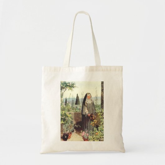 Sint Clara van Assisi: patrones van de televisie Tote Bag (Voorkant)