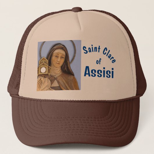 Sint Clara van Assisi Trucker Pet (Voorkant)