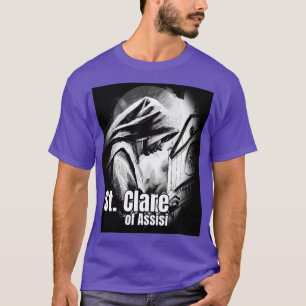 Sint Clare van Assisi Katholieke Kerk Heiligen Rel T-shirt