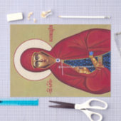 Sint-Claudia orthodox Christelijk icoon Tissuepapier (Craft)