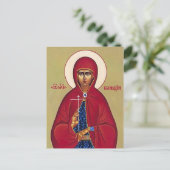 Sint Claudia Procula Orthodox Icoon Briefkaart (Staand voorkant)