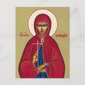 Sint Claudia Procula Orthodox Icoon Briefkaart (Voorkant)