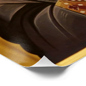 Sint Clemens van Ohrid Orthodox Christelijk Icoon Perfect Poster (Hoek)