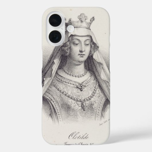 Sint Clotilde tweede vrouw van Clovis Case-Mate iPhone Case (Achterkant)