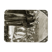 Sint-Columba die door de Druïden wordt gechanteerd Magneet (Horizontaal)