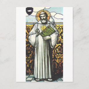 Sint Columbanus Ierse missionaris Briefkaart