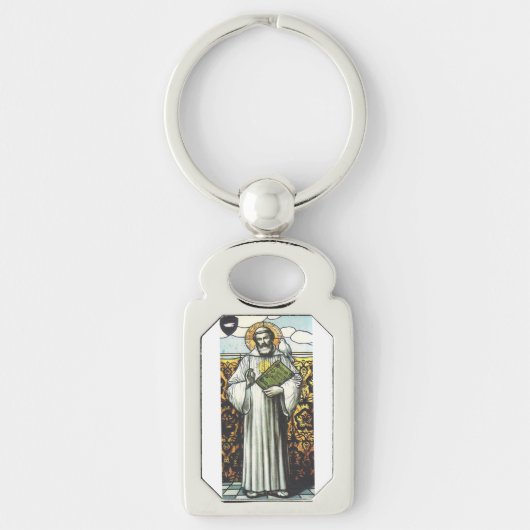 Sint Columbanus Ierse missionaris Sleutelhanger (Voorkant)