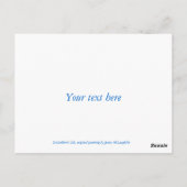 Sint-Cuthbert's Briefkaart (Achterkant)