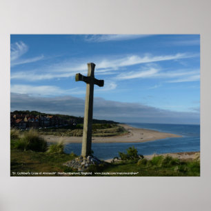 Sint-Cuthbert's Cross, Alnmouth Northumberland Poster