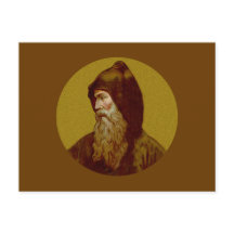 Sint-Cyril de monk (M 002) Horizontaal Briefkaart