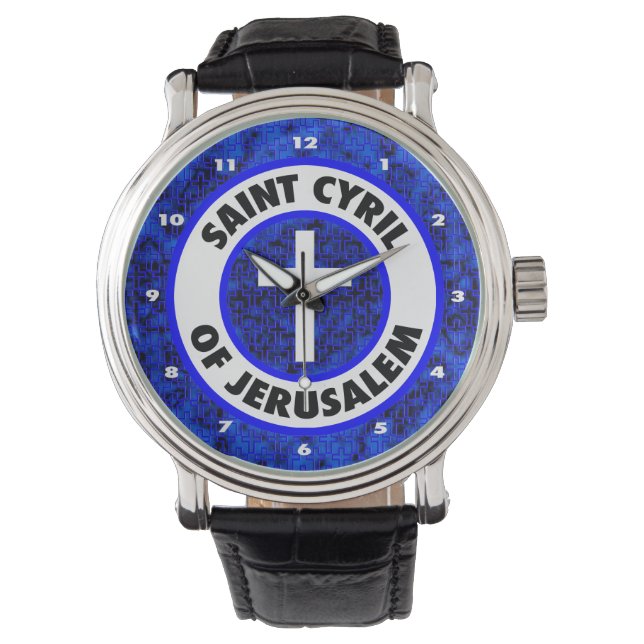 Sint-Cyril van Jeruzalem Horloge (Voorkant)
