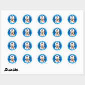 Sint-Cyril van Jeruzalem Ronde Sticker (Vel)
