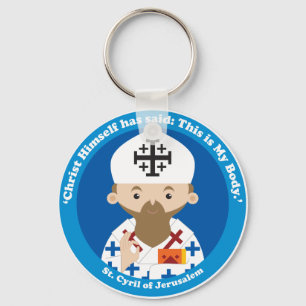 Sint-Cyril van Jeruzalem Sleutelhanger