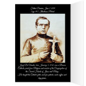 Sint Damien van het wenskaart Molokai (Binnen (Links))