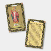 Sint-David van Wales (P 001) Badge (Voor- en achterkant)