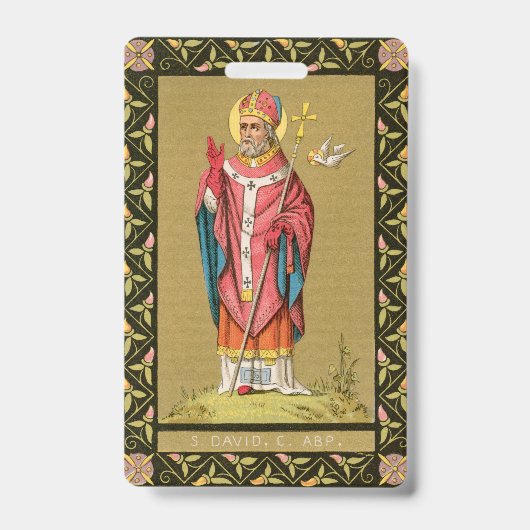 Sint-David van Wales (P 001) Badge (Voorzijde)