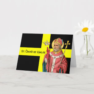Sint David van Wales (P 001) en zijn vlag Kaart