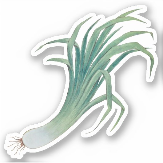 Sint David's Day Leek Contour Sticker (fL) (Voorkant)