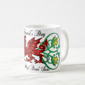 Sint David's Day Mok met Welsh Dragon Daffodil (Voorkant rechts)