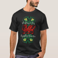 Sint David's Day T Shirt met Daffodils en Drago
