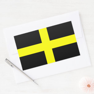 Sint-David's vlag Rechthoekige Sticker