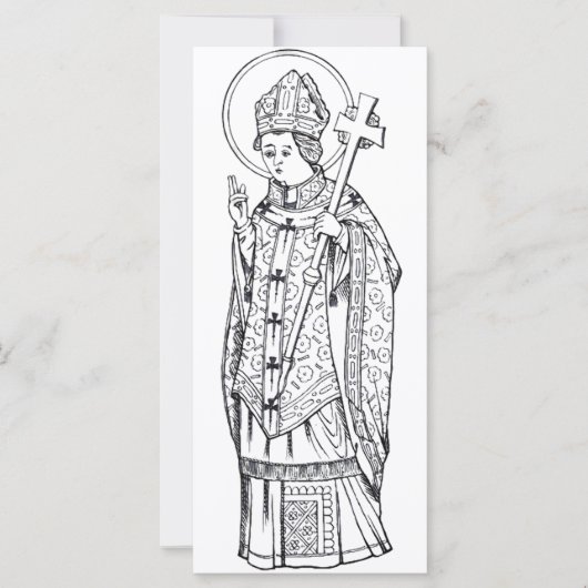 Sint Deiniol Abt en Bisschop (Voorkant)