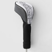 Sint Deiniol Abt en Bisschop Golfheadcover (Schuin)