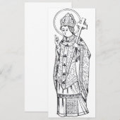 Sint Deiniol Abt en Bisschop Kaart (Voorkant / Achterkant)