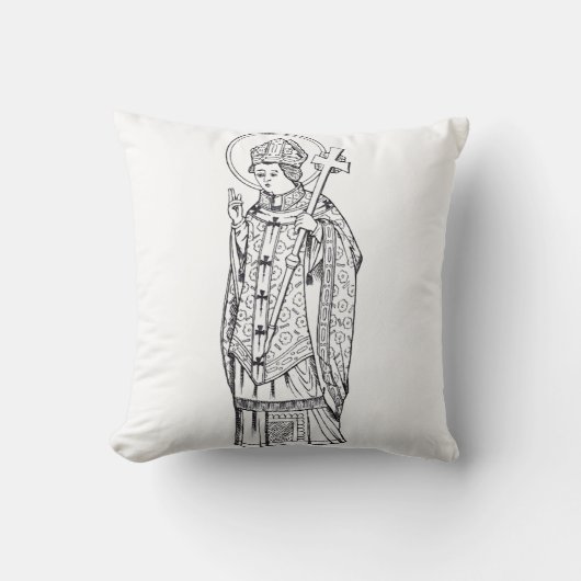 Sint Deiniol Abt en Bisschop Kussen (Voorkant)