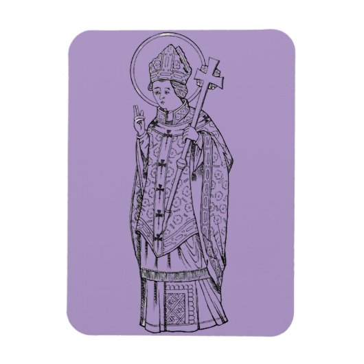 Sint Deiniol Abt en Bisschop Magneet (Verticaal)