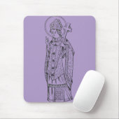 Sint Deiniol Abt en Bisschop Muismat (Met muis)