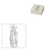 Sint Deiniol Abt en Bisschop Rubberstempel (Gestempeld)