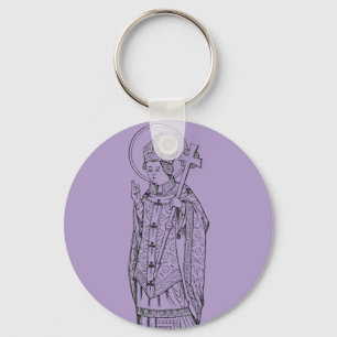 Sint Deiniol Abt en Bisschop Sleutelhanger