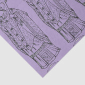 Sint Deiniol Abt en Bisschop Tissuepapier (Detail)