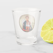 Sint Demetrius Mitrovdan Shot Glas (Achterkant)
