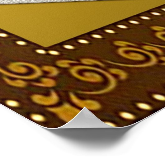 Sint Demetrius Orthodox icoon Poster (Hoek)