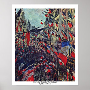 Sint-Denis op nationaal niveau door Claude Monet Poster