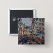 Sint-Denis Vierkante Button 5,1 Cm (Voorkant /achterkant)