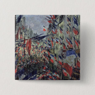 Sint-Denis Vierkante Button 5,1 Cm