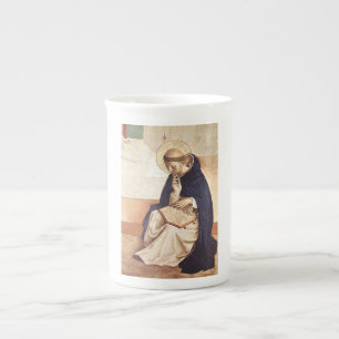 Sint Dominic de Guzman door Fra Angelico Porselein Kop