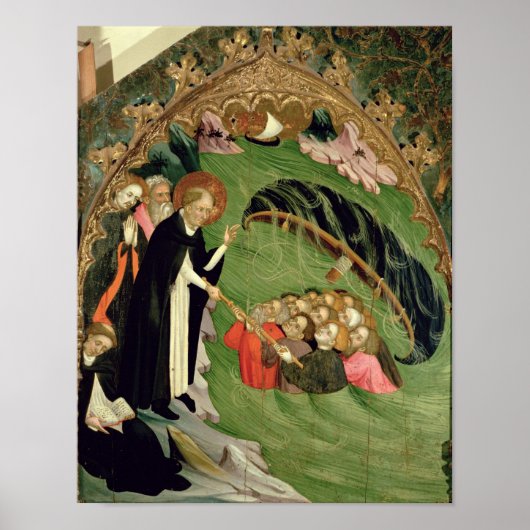 Sint-Dominic Rescuing Shipwrecked Poster (Voorkant)