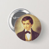 Sint Dominic Savio leerling van John Bosco Ronde Button 5,7 Cm (Voorkant /achterkant)