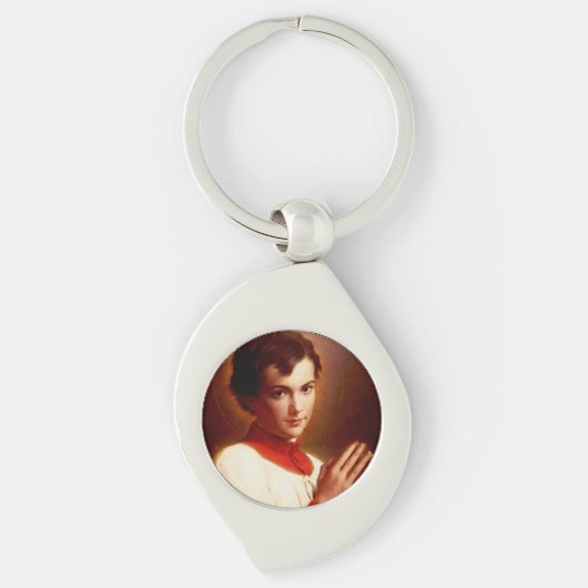 Sint Dominic Savio Sleutelhanger (Voorkant)