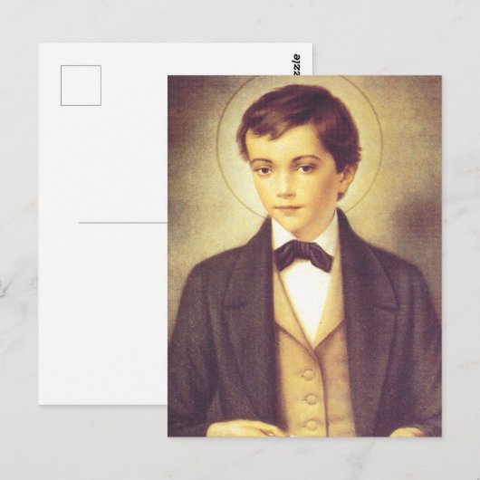 Sint-Dominic Savio-student van John Bosco Briefkaart (Voorkant / Achterkant)